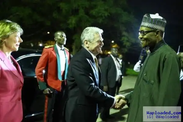 Photos: President Buhari Hosts German President To A State Banquet